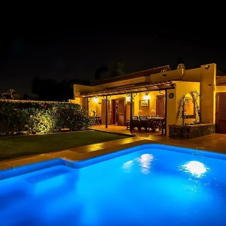 Villa Maspalomas Private Garden Heated Pool Ac Wifi *