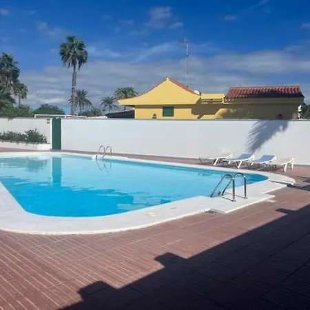 Villa Maspalomas Private Garden Heated Pool Ac Wifi *
